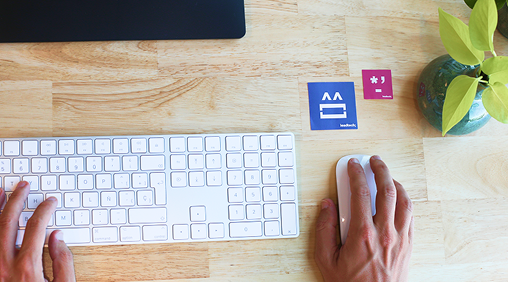 Leadtech office desk keyboard